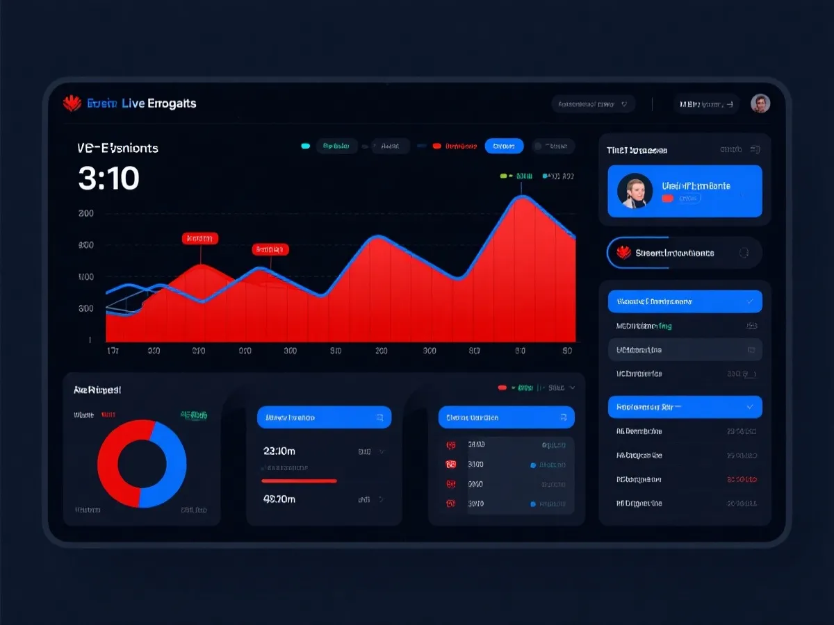 实时开奖看板与直播联动示意